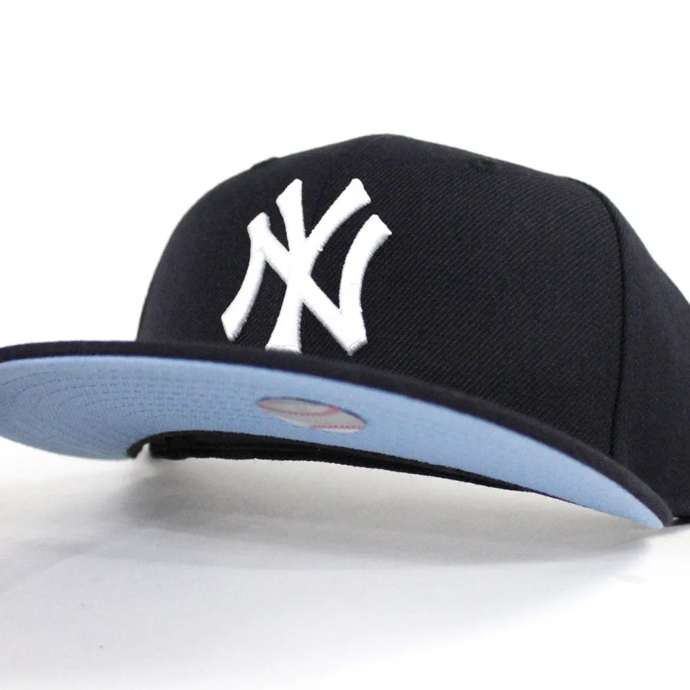 New York Yankees 2000 Subway Series New Era 59Fifty Fitted Hat (Navy Sky Blue Under Brim)
