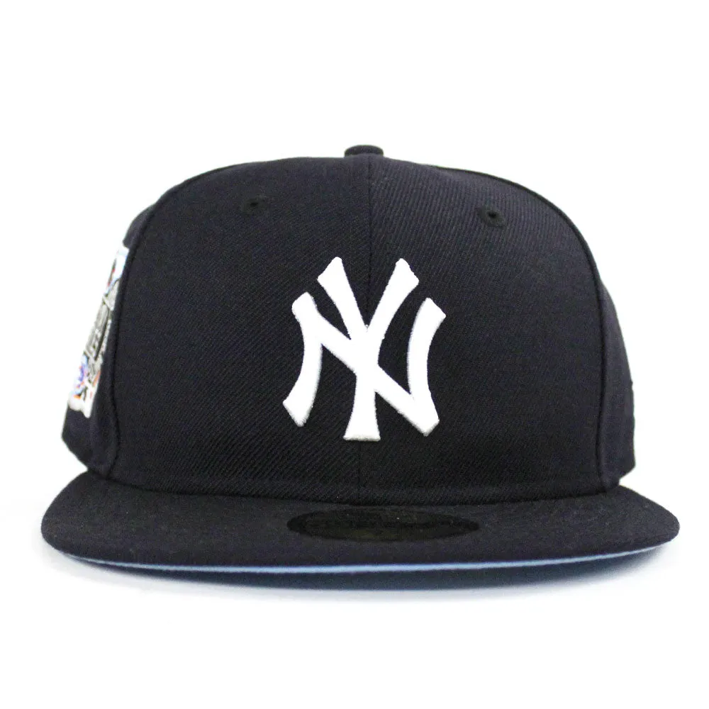 New York Yankees 2000 Subway Series New Era 59Fifty Fitted Hat (Navy Sky Blue Under Brim)