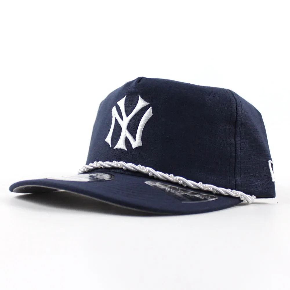 New York Yankees New Era Snapback Hat (Navy Gray Under Brim)