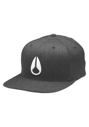 Nixon Deep Down FF Athletic Fit Hat - Black Heather