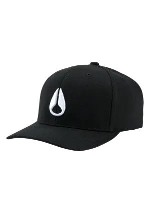 Nixon Deep Down Snapback Hat - Black / White