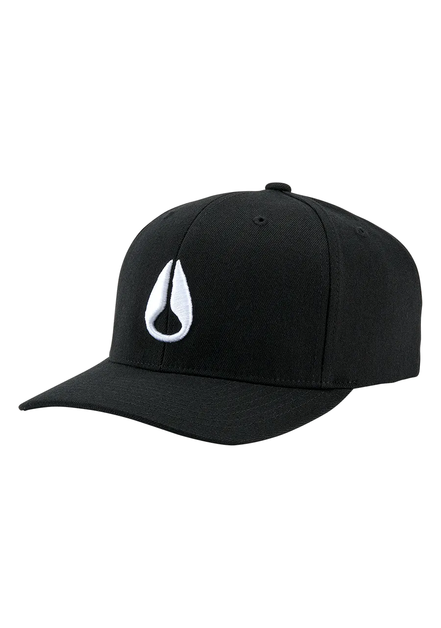 Nixon Deep Down Snapback Hat - Black / White