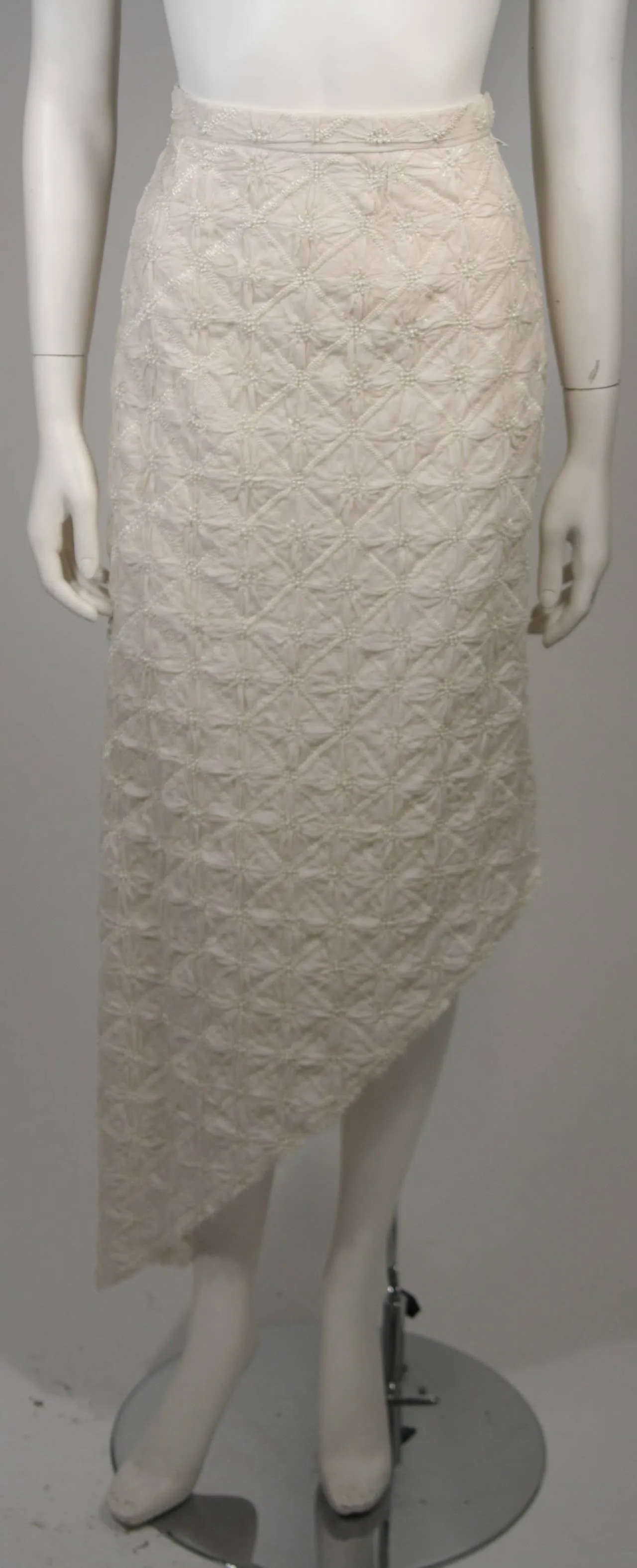 NOLAN MILLER Custom Couture Skirt Suit Size Small