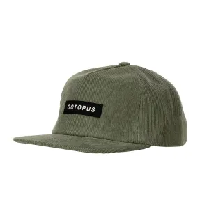 Octopus Tab Corduroy Hat Olive