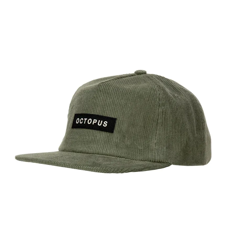 Octopus Tab Corduroy Hat Olive