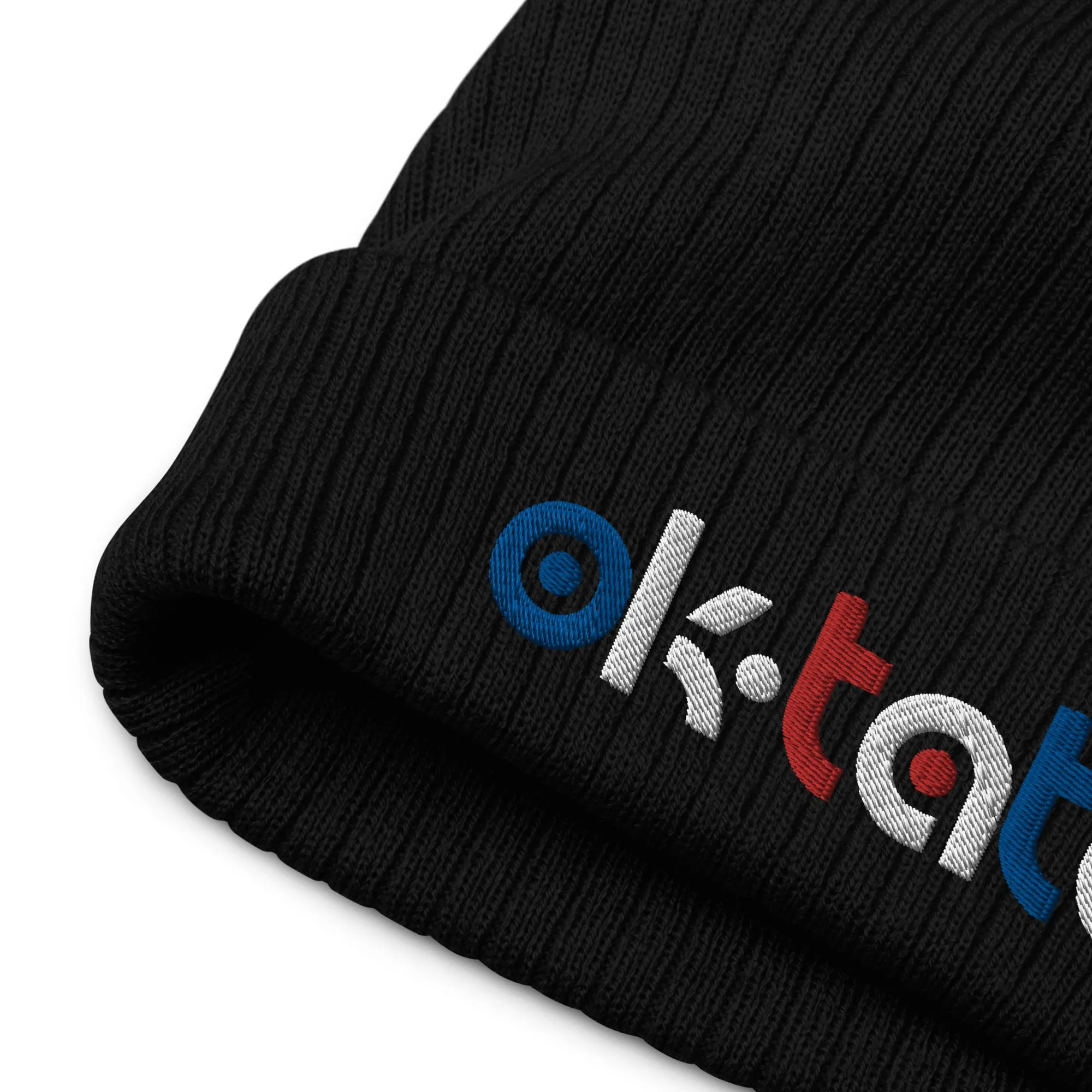 Ok Tato Ribbed knit beanie