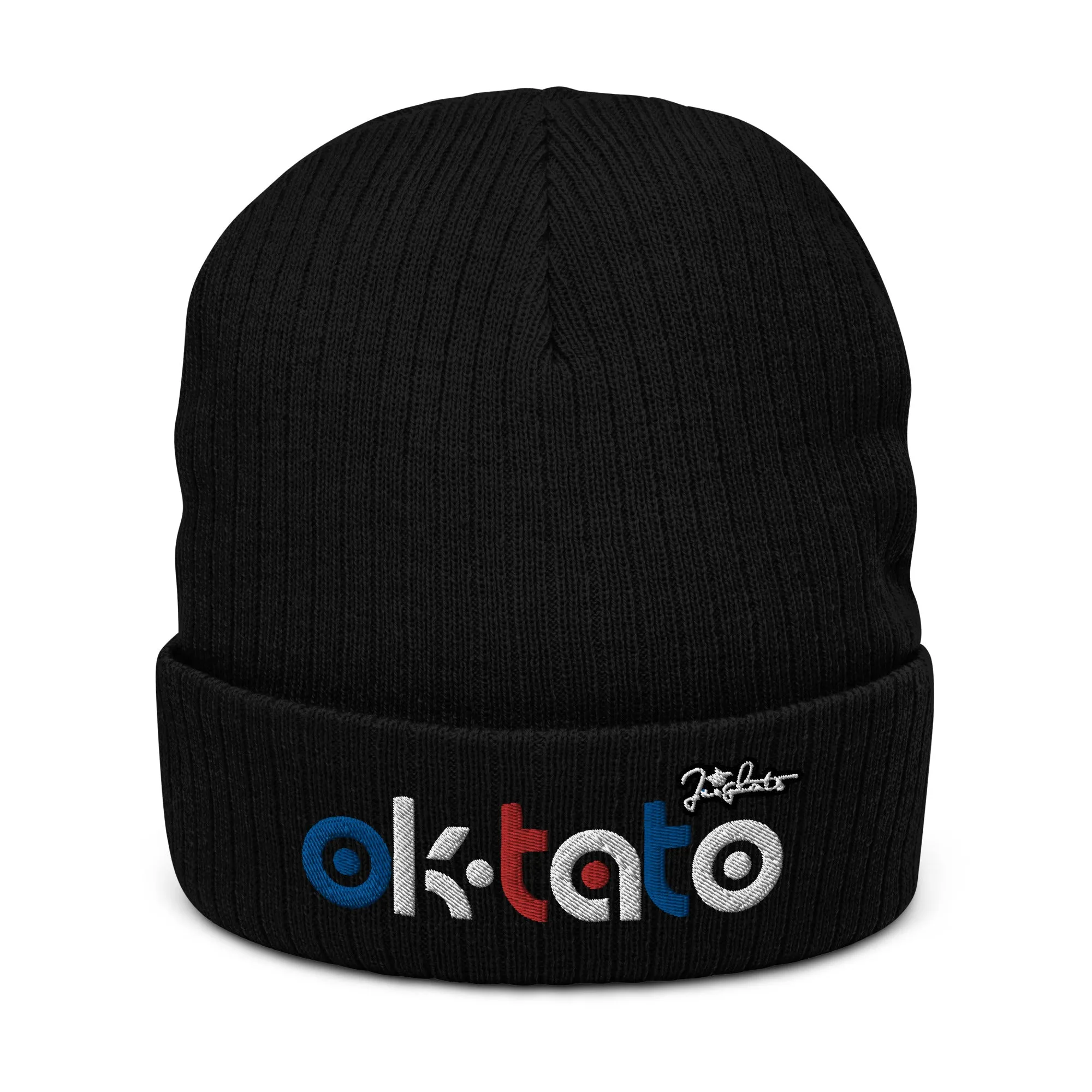 Ok Tato Ribbed knit beanie