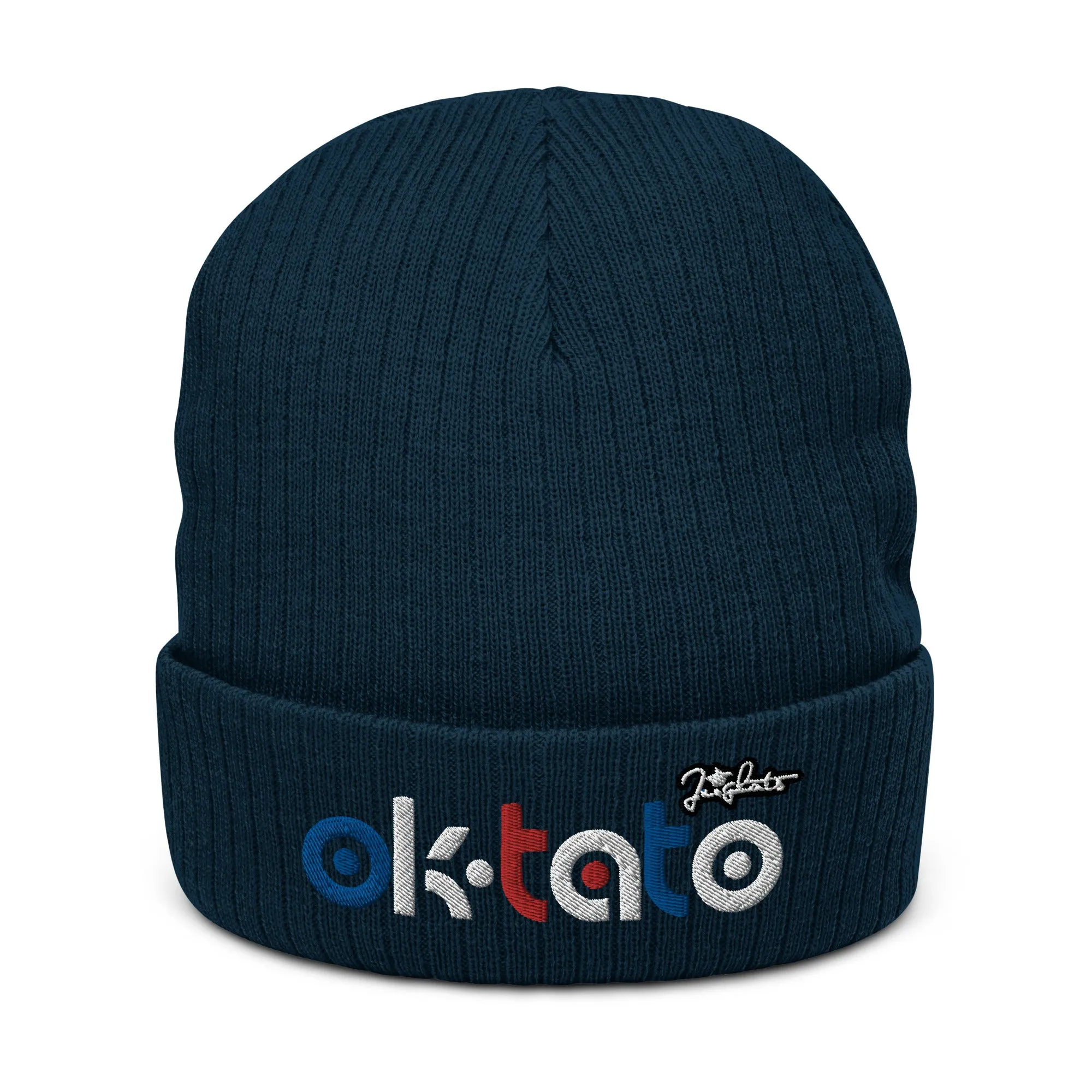 Ok Tato Ribbed knit beanie