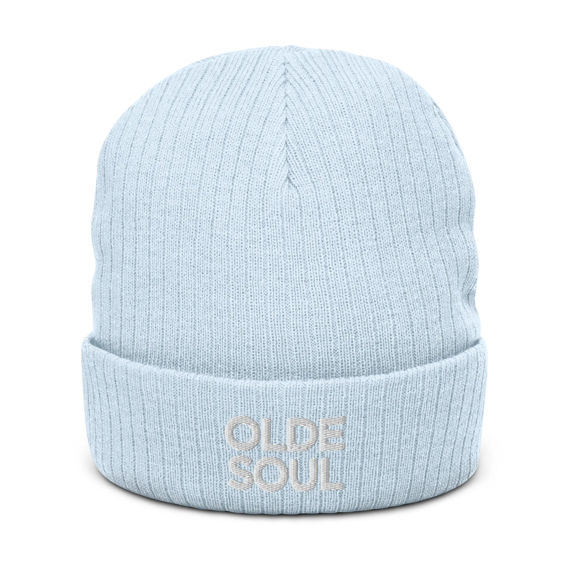 OLDE SOUL RIBBED KNIT BEANIE