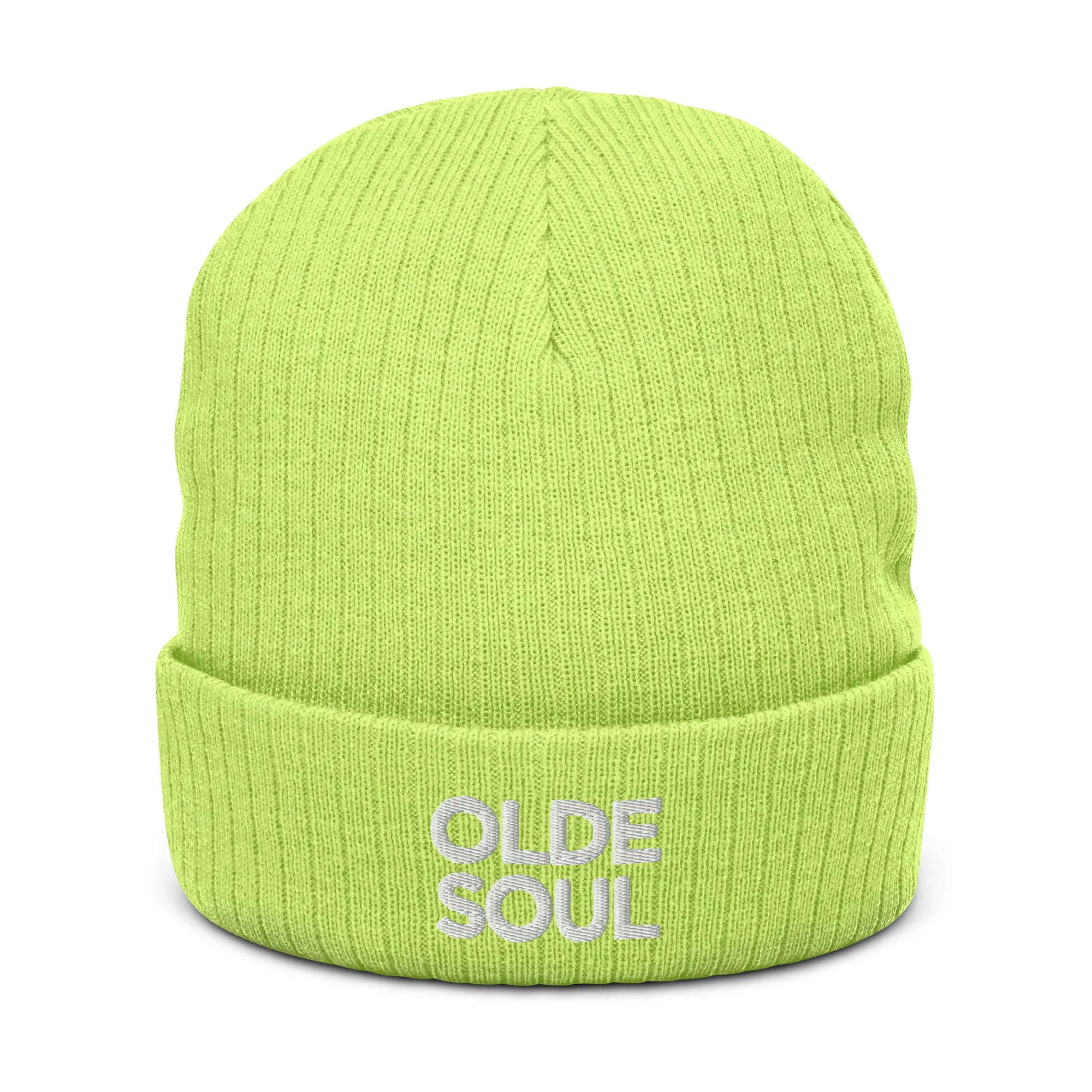 OLDE SOUL RIBBED KNIT BEANIE
