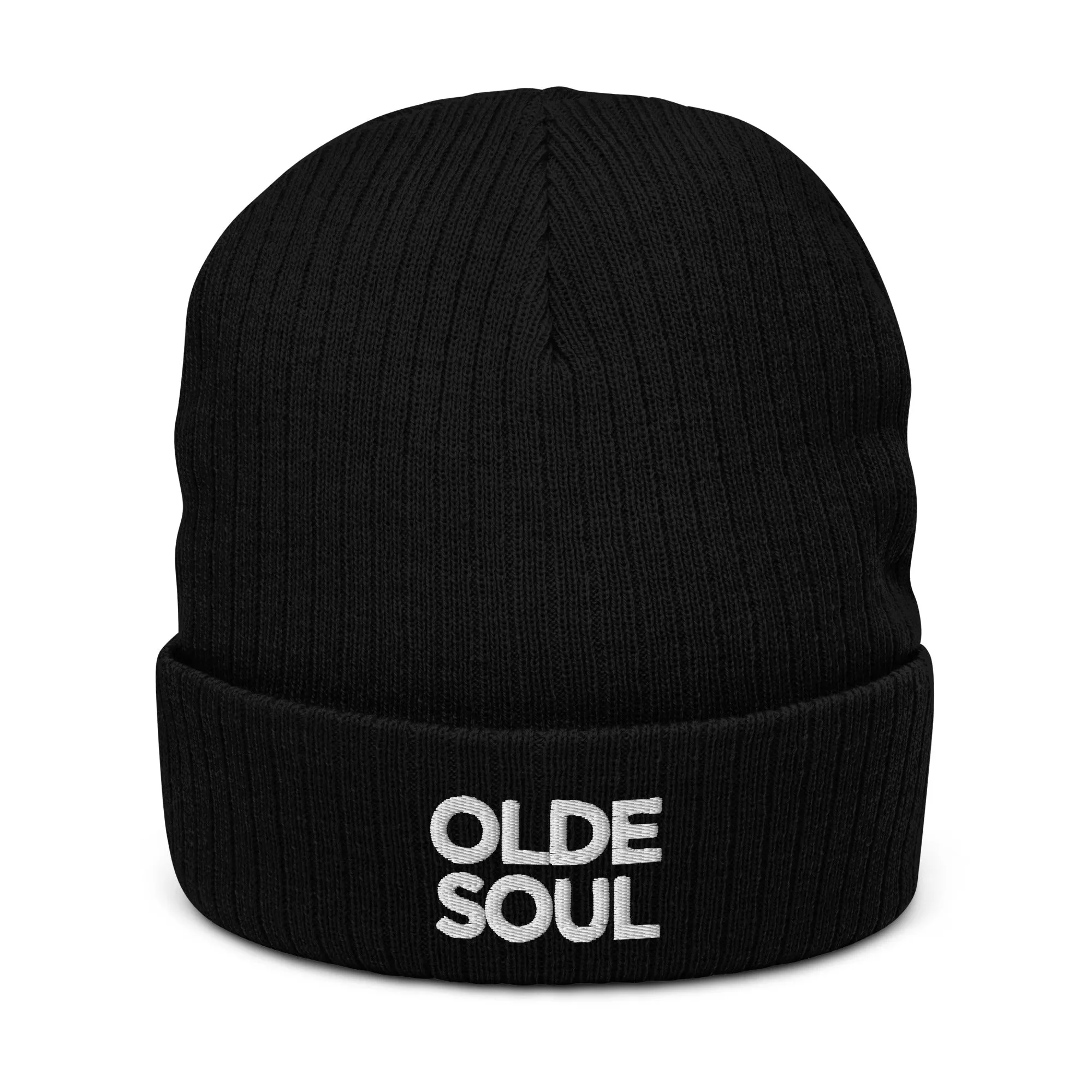 OLDE SOUL RIBBED KNIT BEANIE