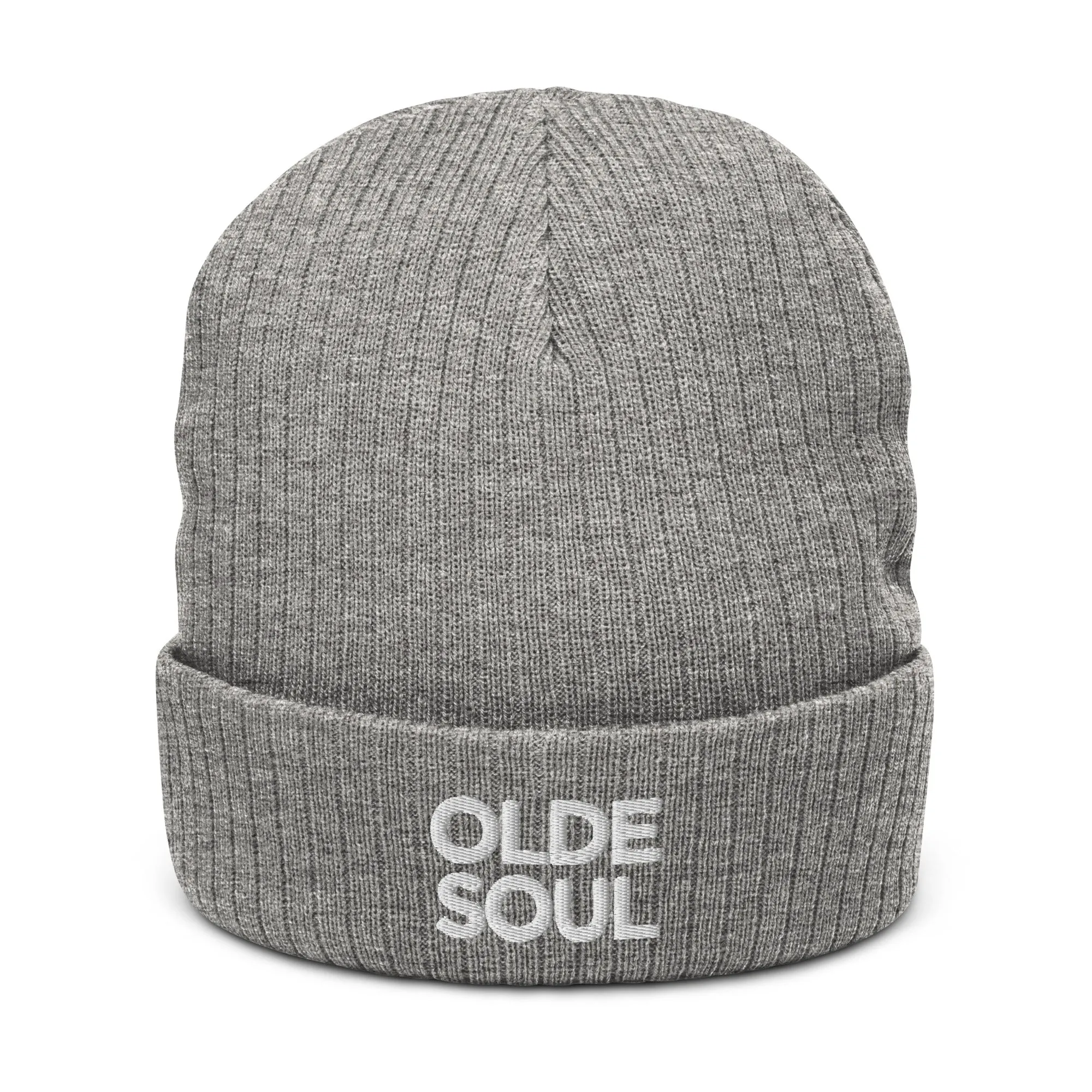 OLDE SOUL RIBBED KNIT BEANIE