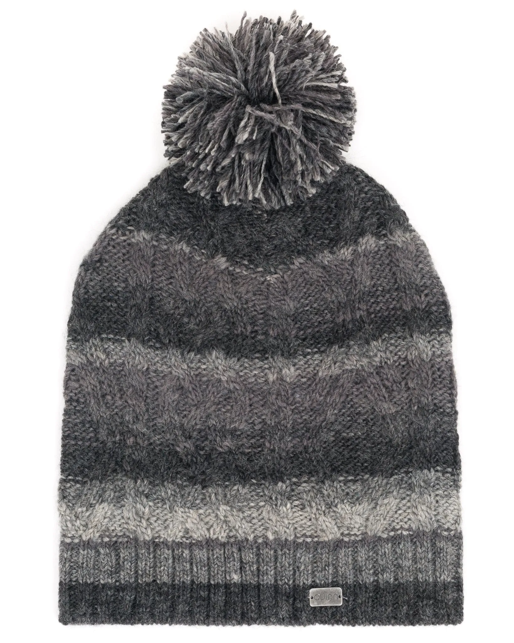 Ombre Pom Pom Hat