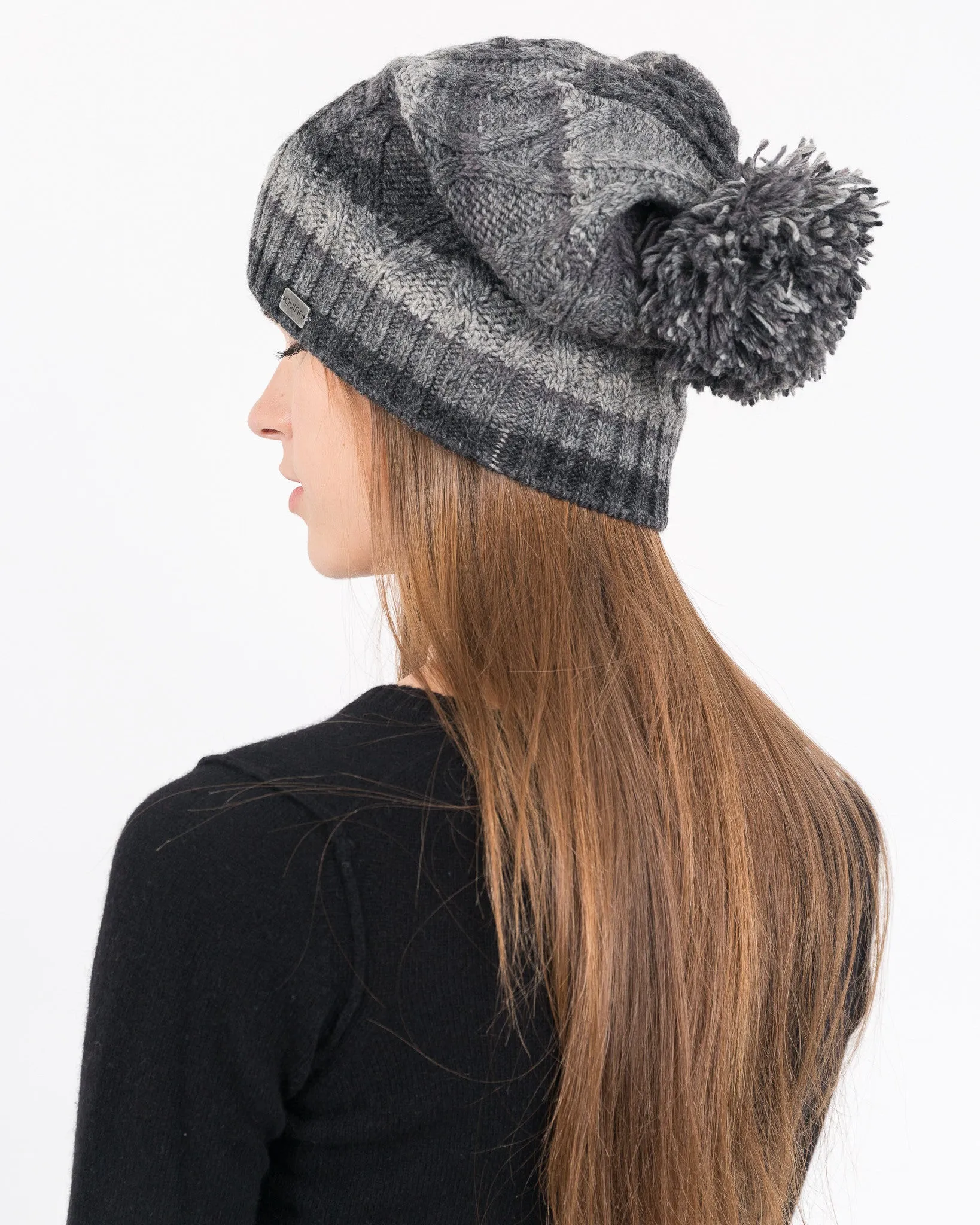 Ombre Pom Pom Hat