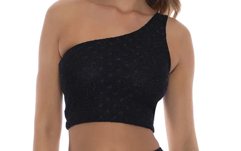 One Shoulder-Mini Skirt