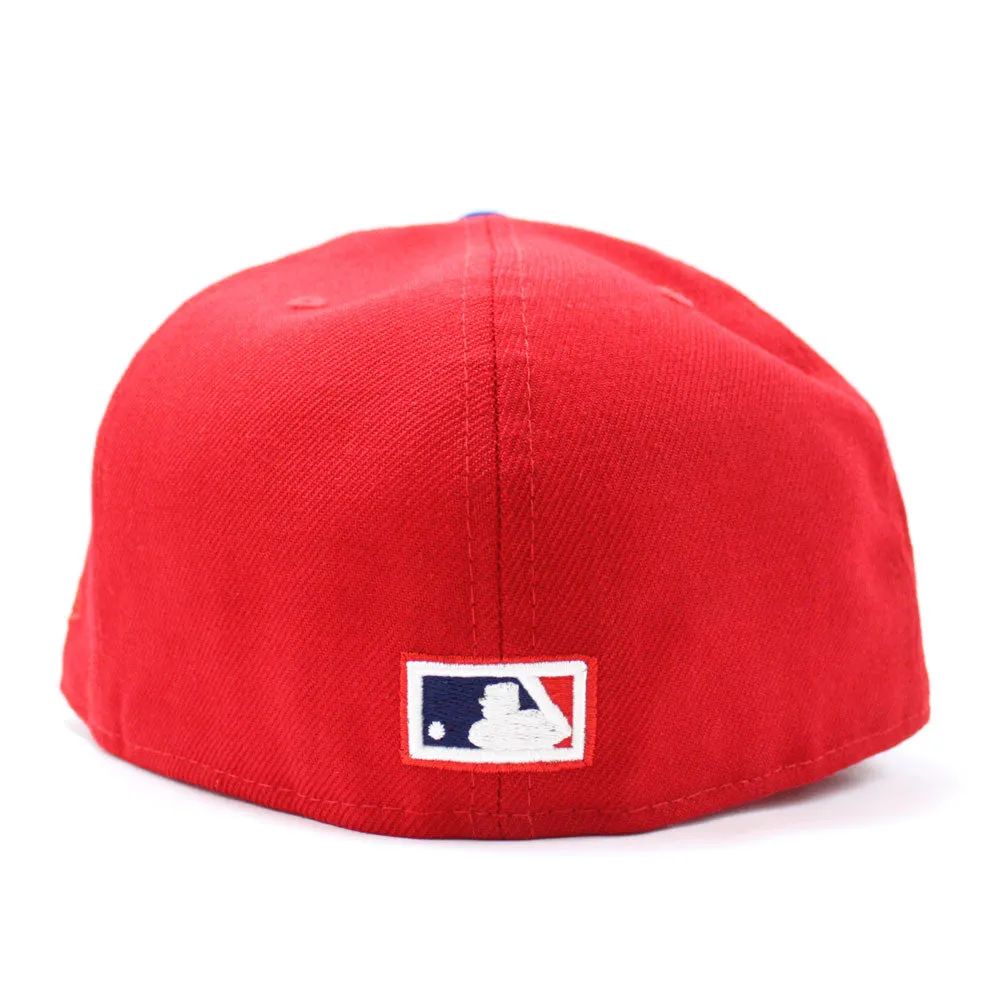 Philadelphia Phillies 1996 All Star Game 59Fifty New Era Fitted Hats (Red PINK Under Brim)