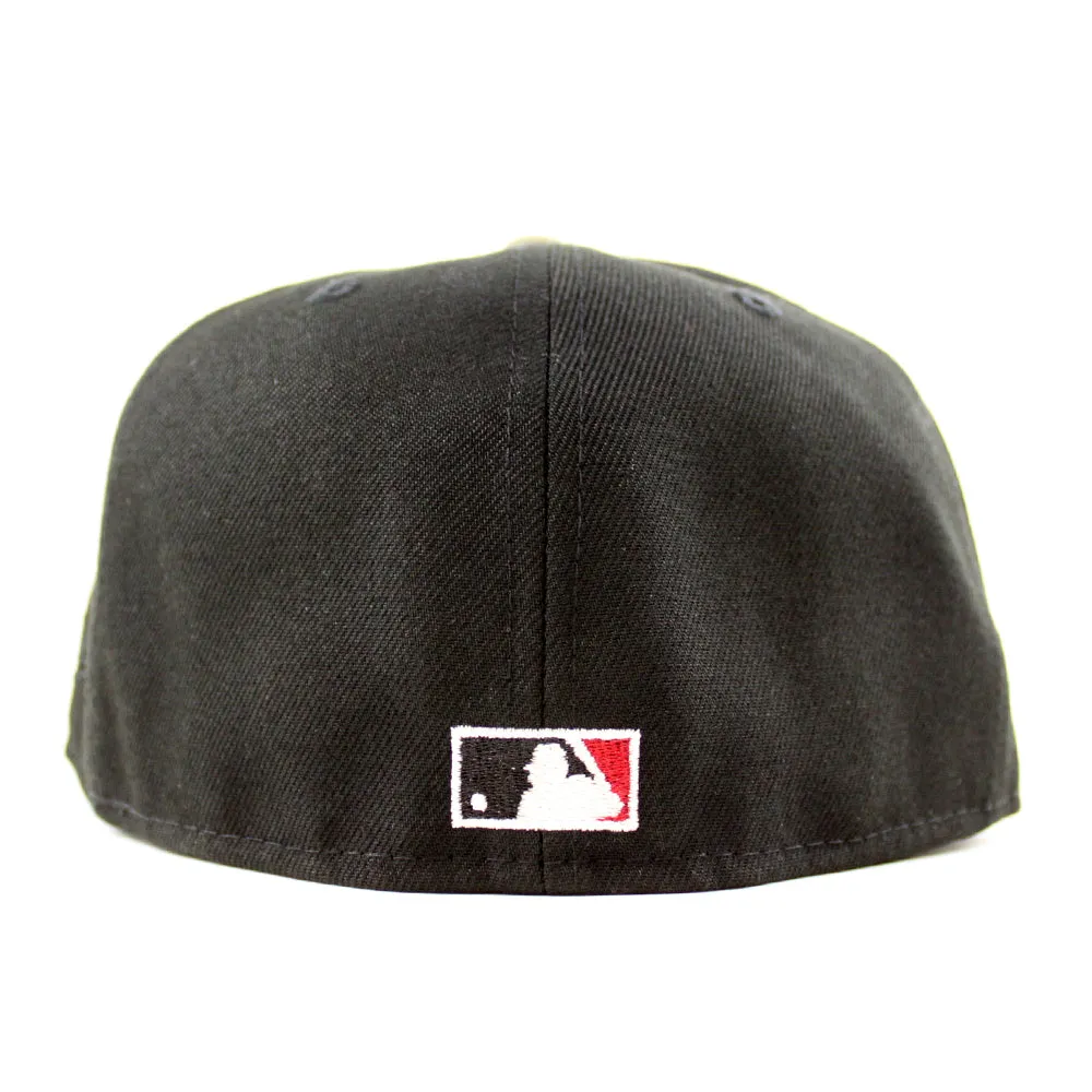 Pittsburgh Pirates Roberto Calmente  59Fifty New Era Fitted Hats (Black WoodLand Camo Green Brim)