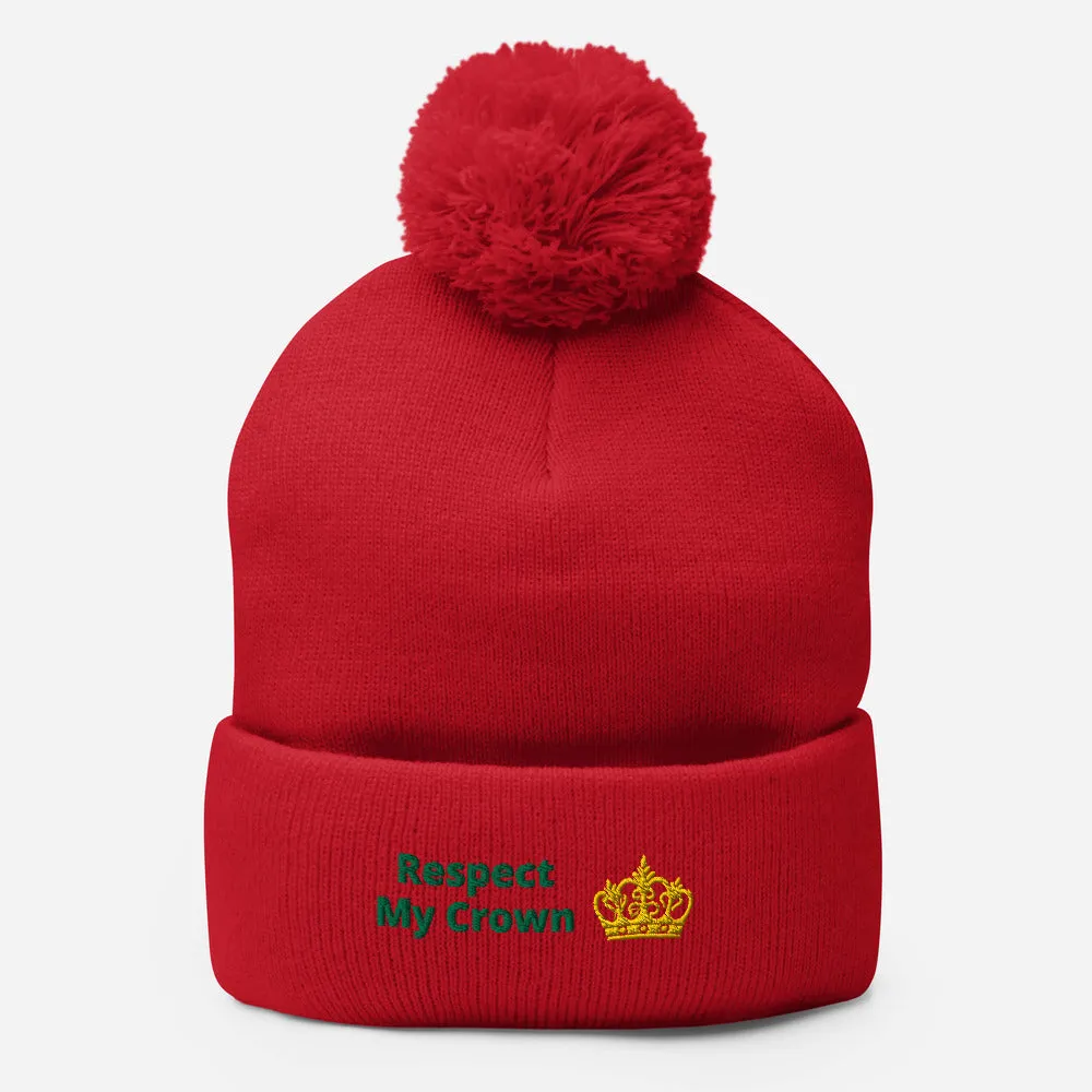Queen Pom-Pom Beanie