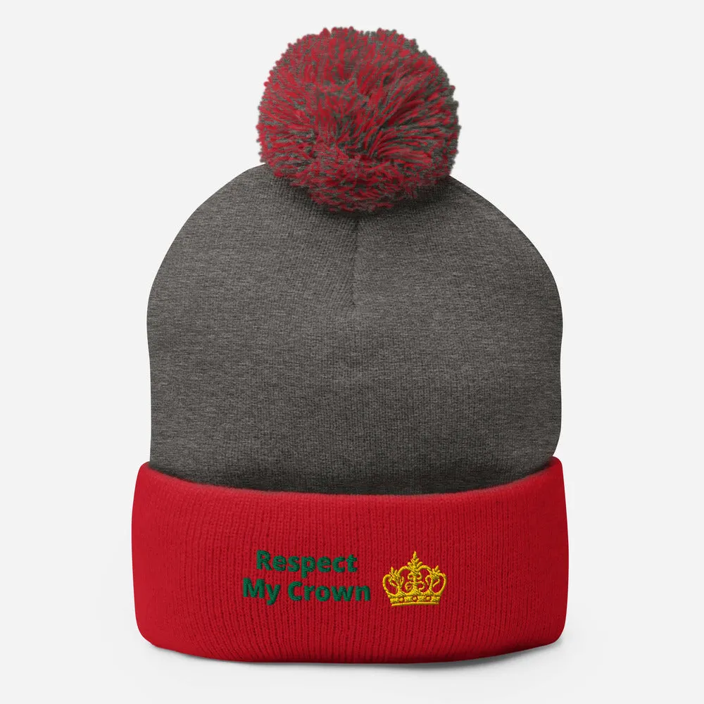 Queen Pom-Pom Beanie