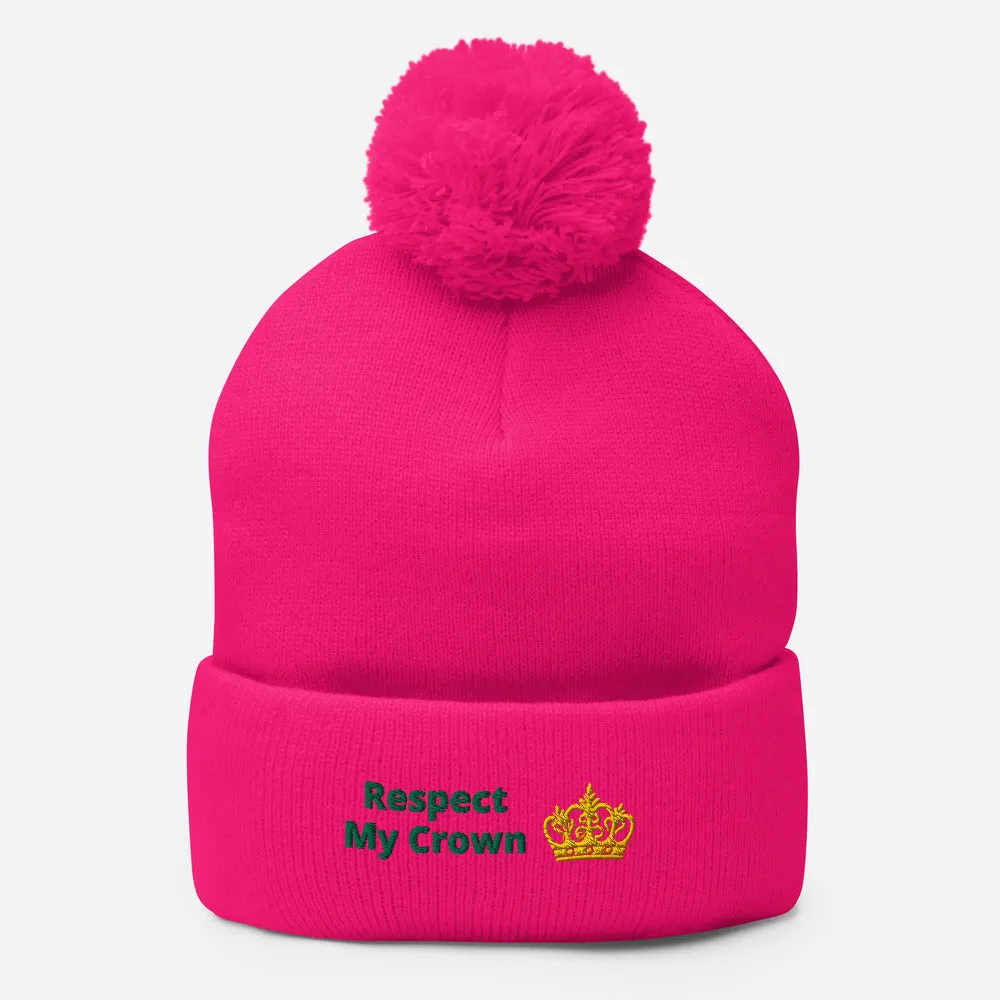 Queen Pom-Pom Beanie