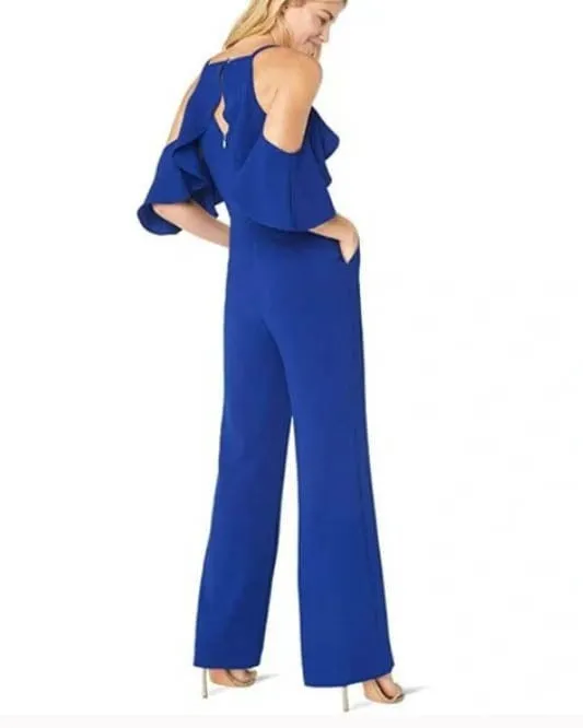 "Plaza" Blue Jumpsuit