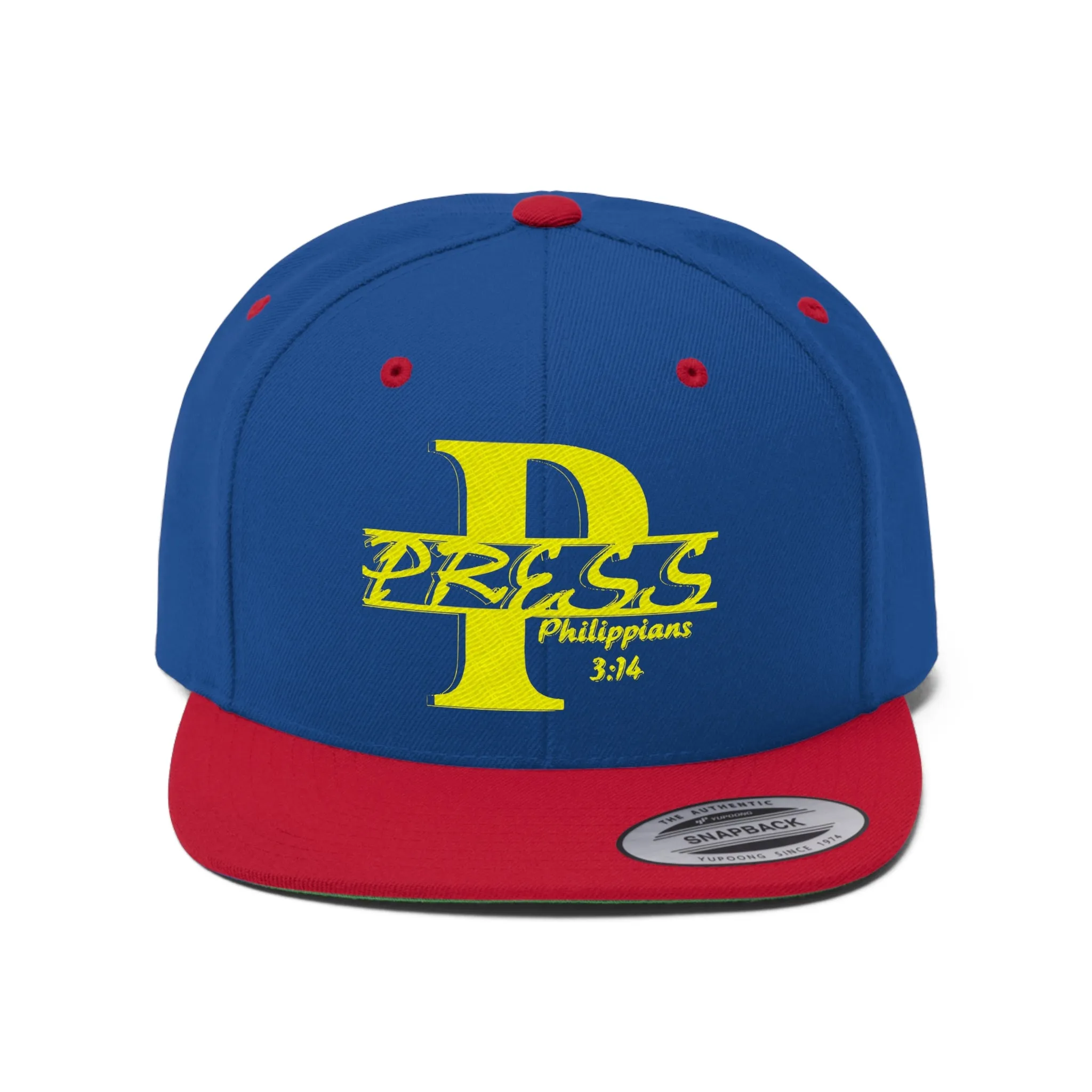 "Press" Flat Bill Hat