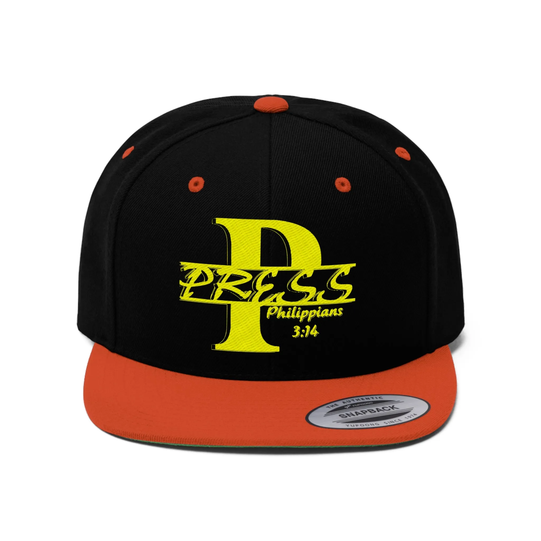 "Press" Flat Bill Hat
