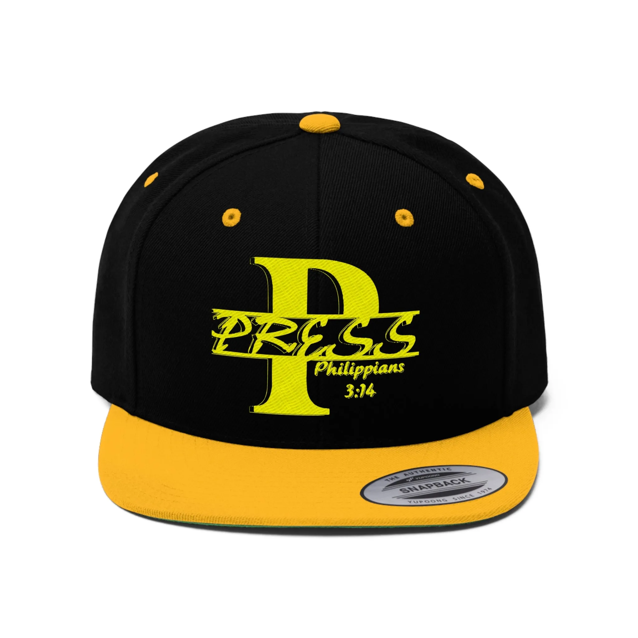 "Press" Flat Bill Hat
