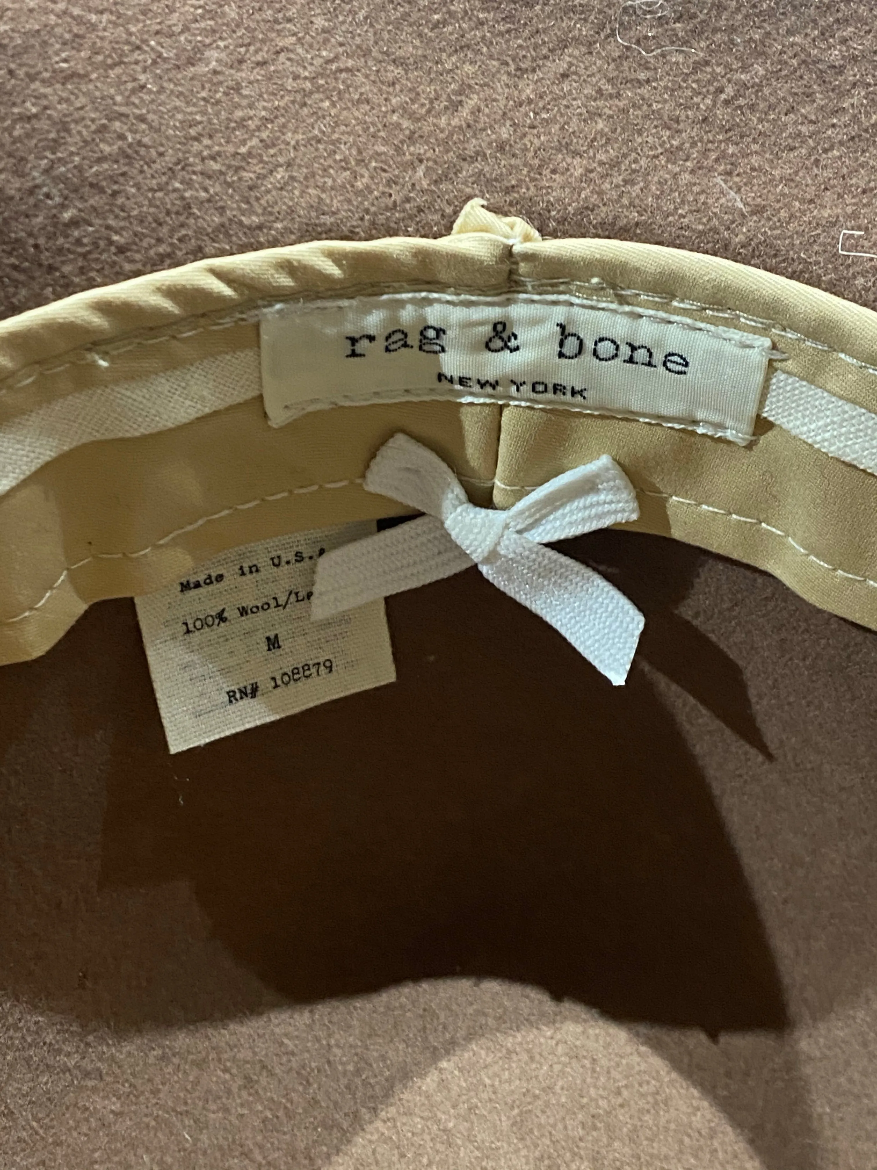 Rag & Bone Brown Wool Floppy Fedora