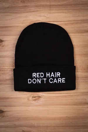 Red Hair Don't Care Beanie