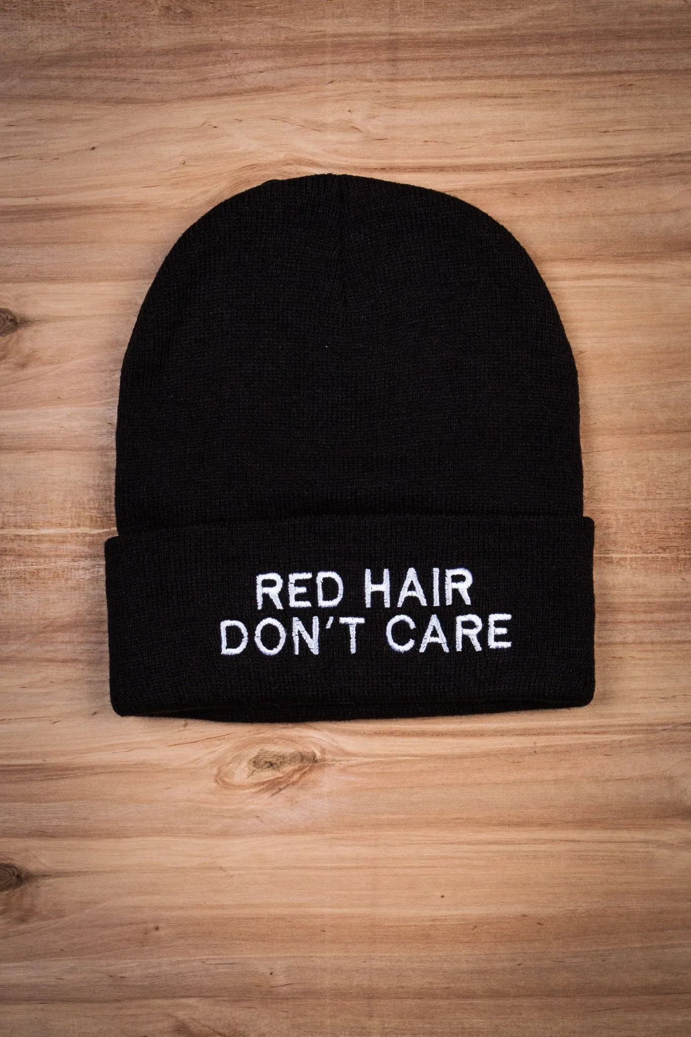 Red Hair Don't Care Beanie