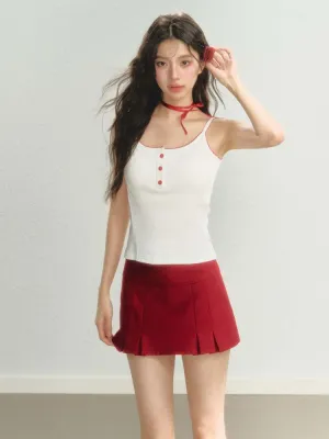 Retro College Style Girls Skirts