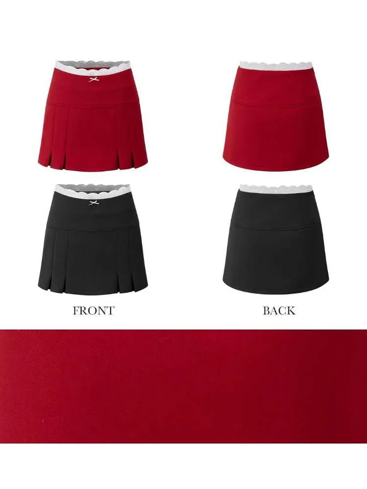 Retro College Style Girls Skirts