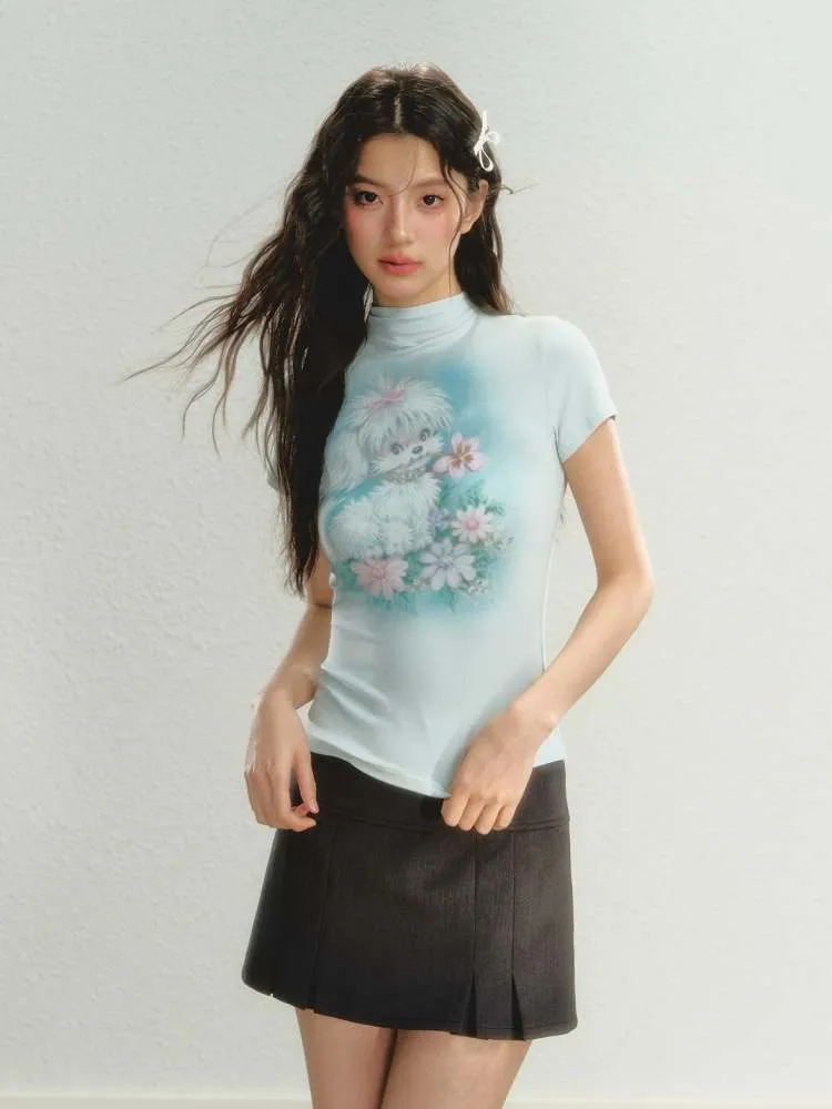 Retro College Style Girls Skirts