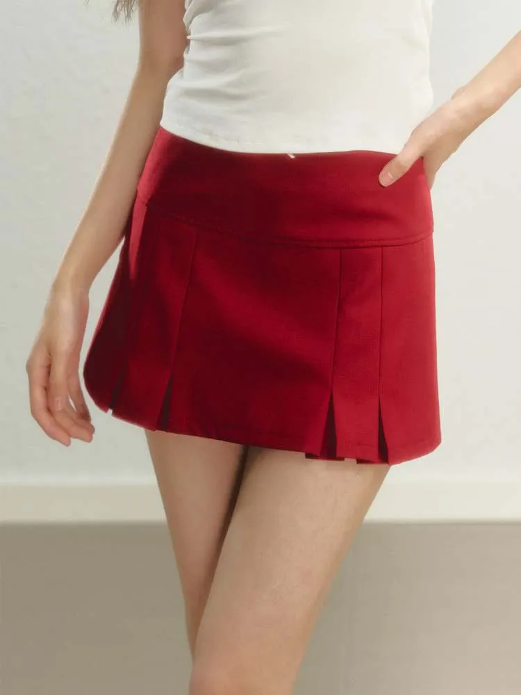 Retro College Style Girls Skirts