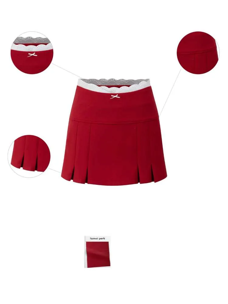 Retro College Style Girls Skirts