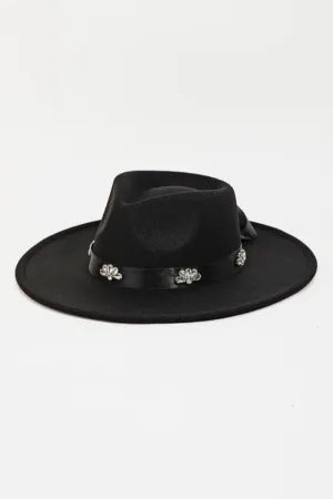 Rhinestone Fedora Hat