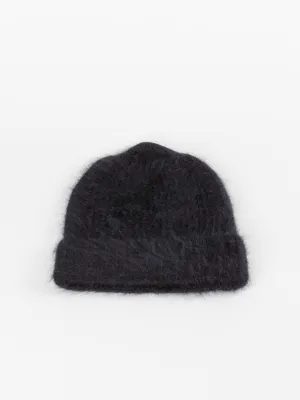 rib hat - black