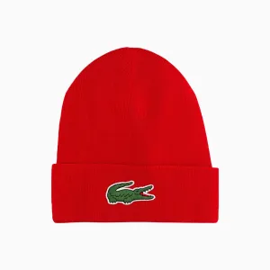 Ribbed Wool Turned Edge Beanie Hat