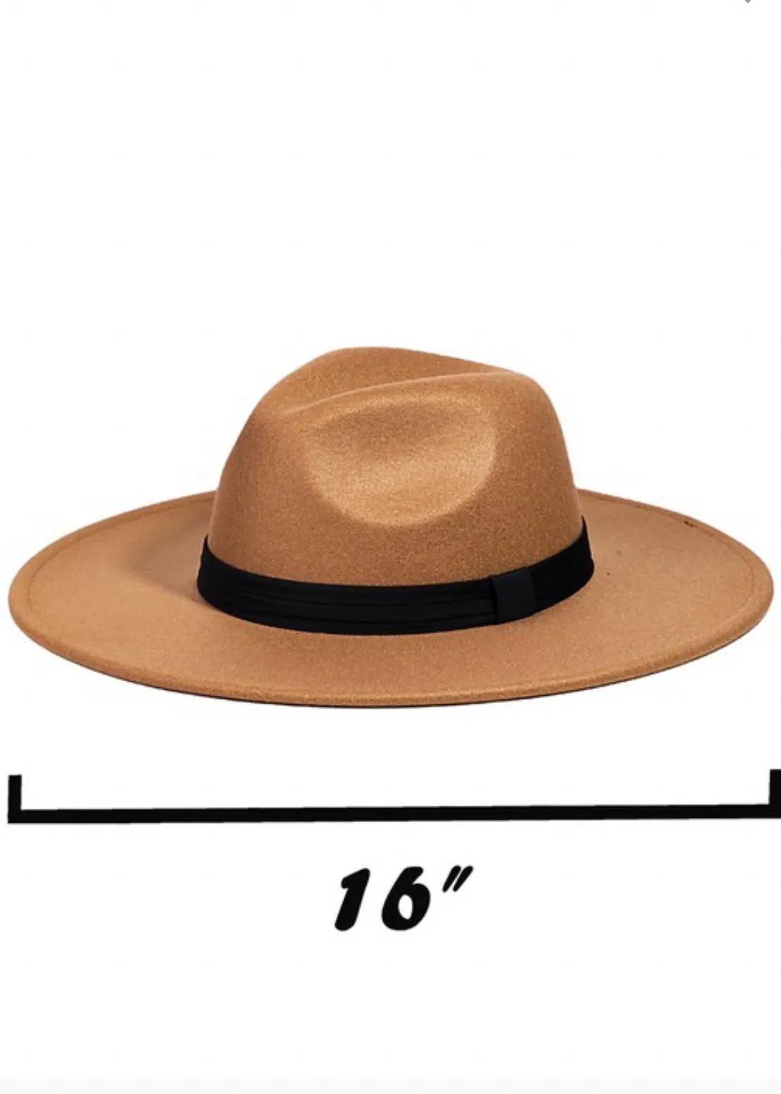 Ribbon Strap Fedora Hat