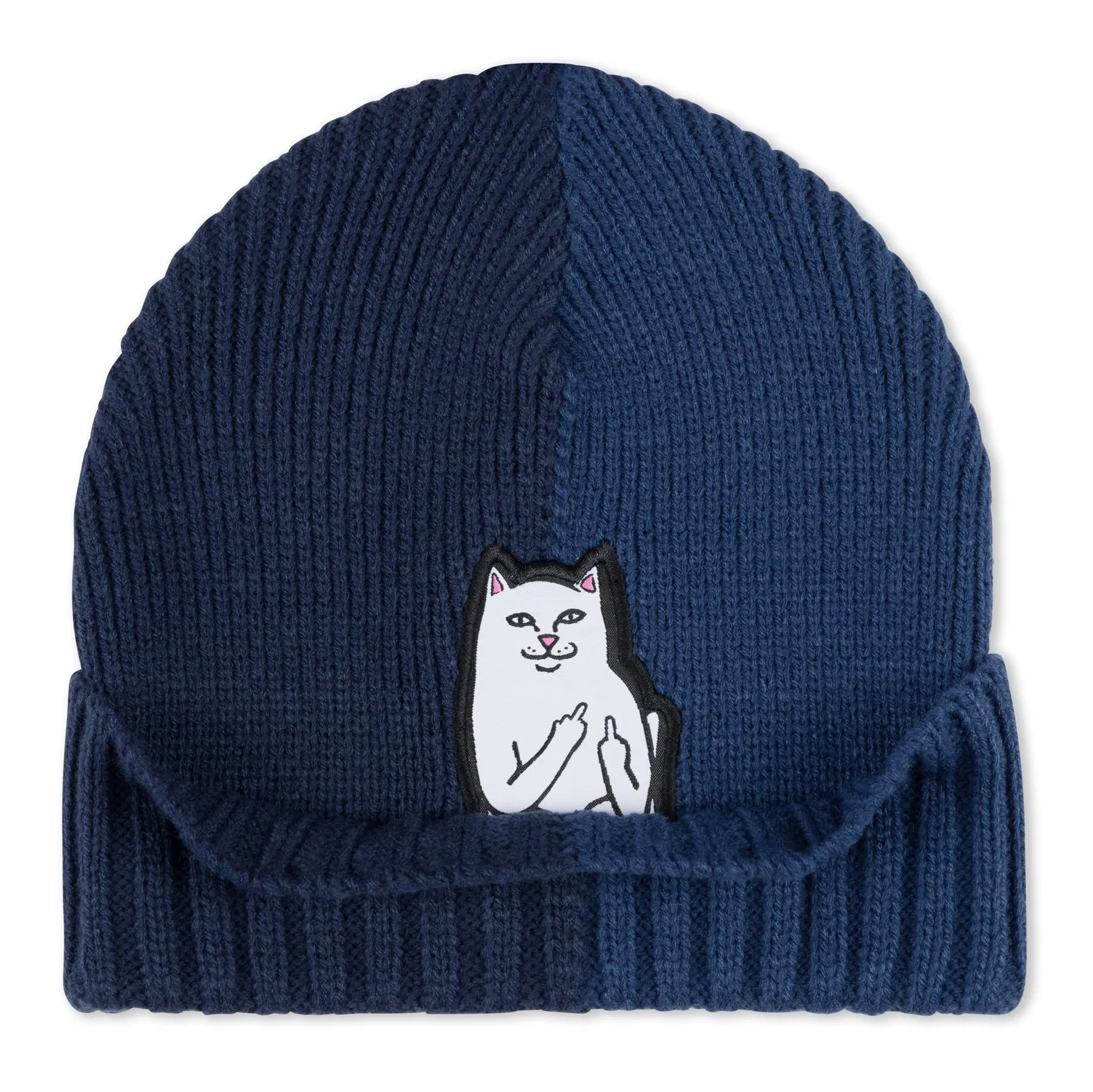 Ripndip Lord Nermal Split Beanie - Navy/Slate