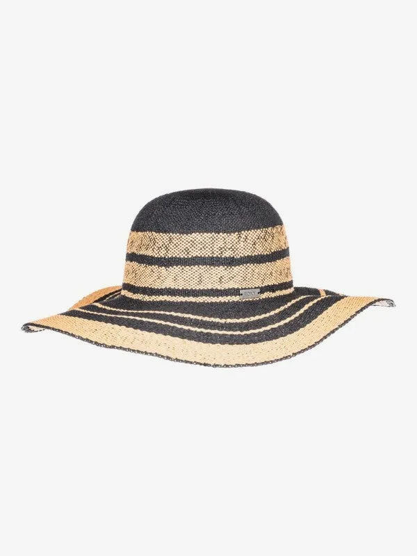 Roxy Womens Salt Water Happiness Straw Sun Hat