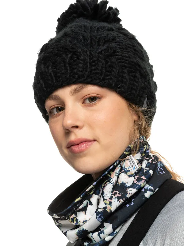 Roxy Womens Winter Beanie - True Black