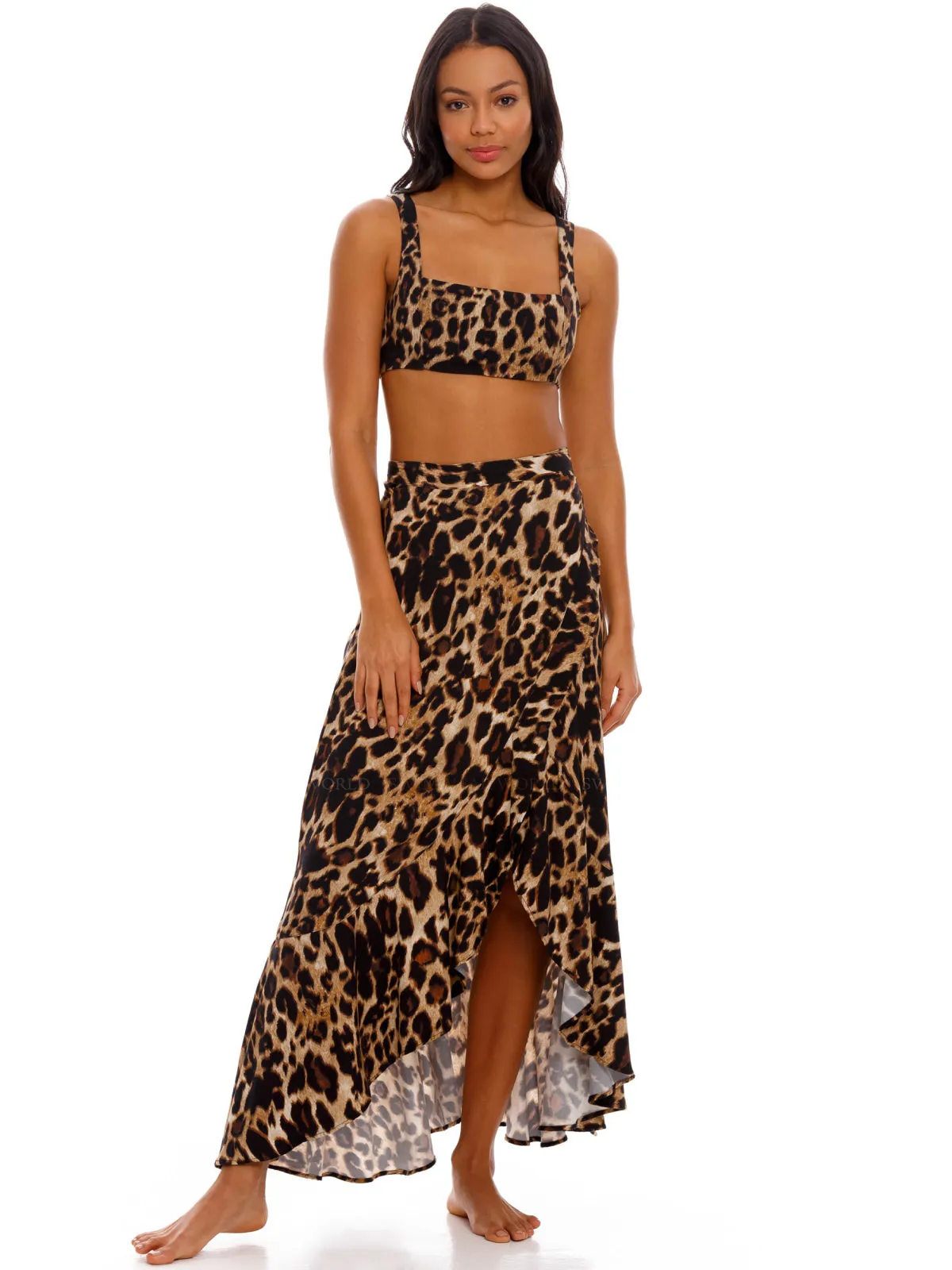Sadie Crop-Brasil Skirt ::RET