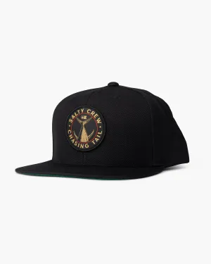 Salty Crew Mens Tailgate 6 Panel Hat - Black