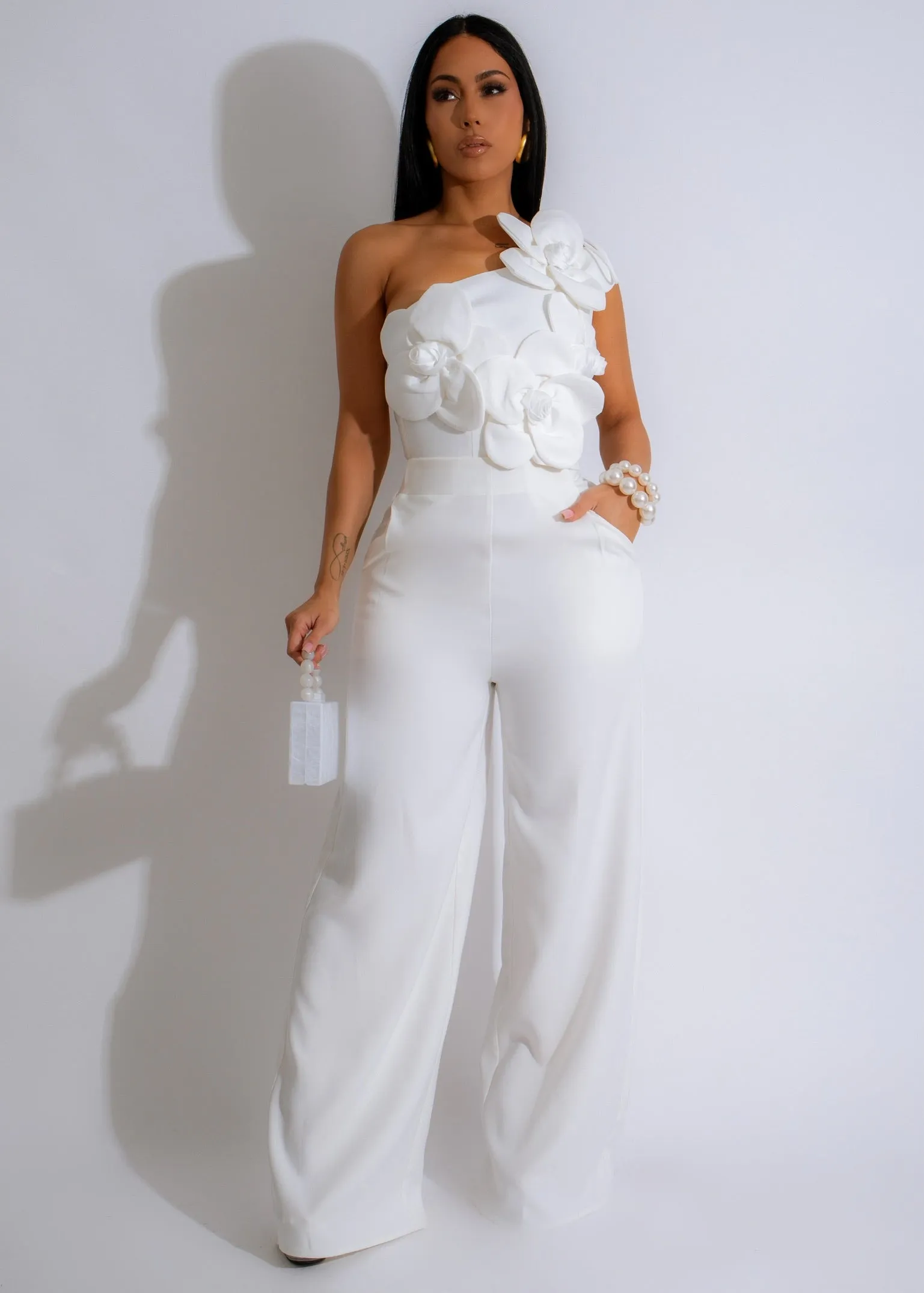 Same Old Love Crop Top White
