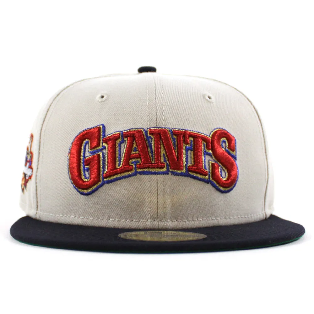 San Francisco Giants Tell It Good Bye New Era 59Fifty Fitted Hat (Stone Navy Green Under Brim)