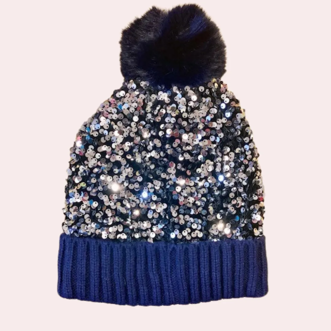 Sequin beanie