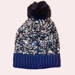 Sequin beanie