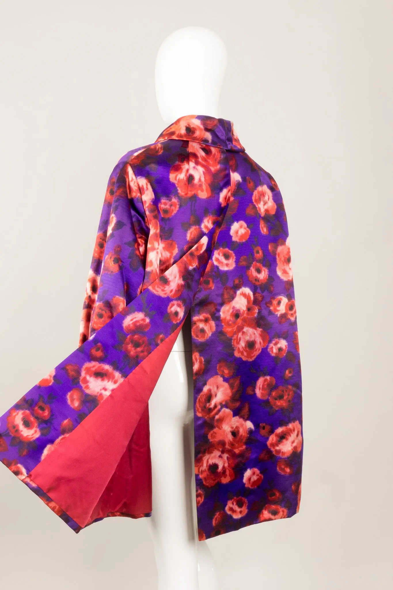 Silk Floral Coat